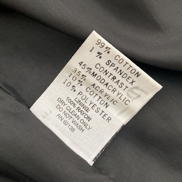 Vintage GC Guess Collection Black Trench Coat 8 - Picture 10 of 14